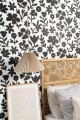 Tapeta kwiaty retro Caselio MLGT 104340914 Floralie Moonlight II