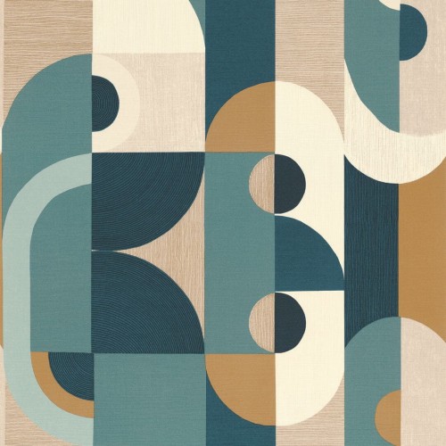 Tapeta geometryczna abstrakcja Casamance 75990508 Vassily Mouvements