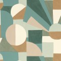 Tapeta geometryczna Casamance 76011120 Sonia Mouvements