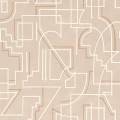 Tapeta linie geometryczna Casamance 76021324 Alexander Mouvements