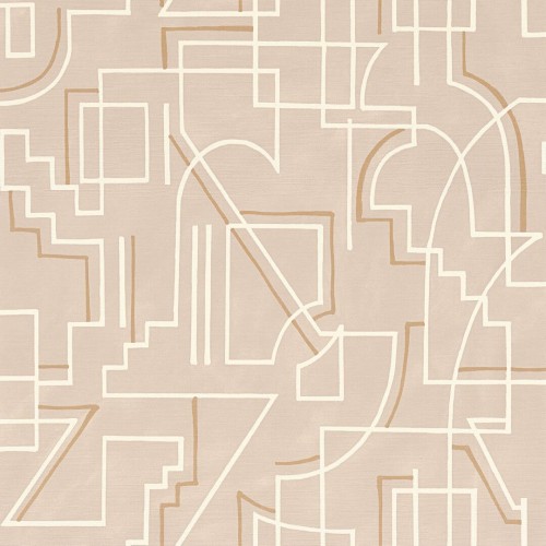 Tapeta linie geometryczna Casamance 76021324 Alexander Mouvements