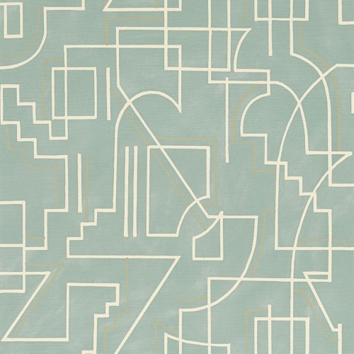 Tapeta linie geometryczna Casamance 76021426 Alexander Mouvements