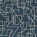 Tapeta linie geometryczna Casamance 76021732 Alexander Mouvements