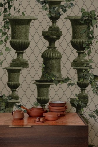 Fototapeta wazony i girlandy z bluszczu Wall&Deco WDGM2301 Il Giardino dei Medici Contemporary 2023