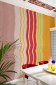Fototapeta kolorowe pofalowane paski Wall&Deco WDNP2301 News on paper Contemporary 2023