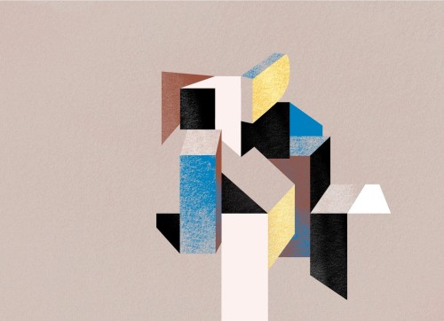 Fototapeta abstrakcyjna geometria Wall&Deco WDUR2302 Urbania Contemporary 2023