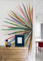 Fototapeta kolorowy liść palmy Wall&Deco WDWA2302 Watashi No Ai Contemporary 2023