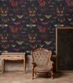 Mural motyle Butterflies Navy Blue 4365 Wallcolors