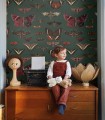Mural motyle Butterflies Vert 4364 Wallcolors