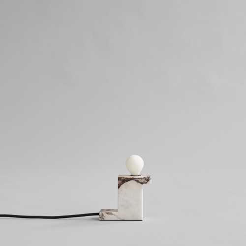 Lampa stołowa marmur 223081 Brick Lamp Tall Calacatta Lighting 101 Copenhagen