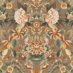 Tapeta adamaszek Designers Guild PDG1156/06 Ikebana Damask Gold Ikebana