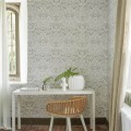 Tapeta roślinny adamaszek Designers Guild PDG1157/01 Karakusa Ikebana