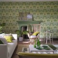 Tapeta roślinny adamaszek Designers Guild PDG1157/04 Karakusa Ikebana