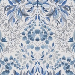 Tapeta roślinny adamaszek Designers Guild PDG1157/05 Karakusa Ikebana