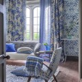 Tapeta roślinny adamaszek Designers Guild PDG1157/05 Karakusa Ikebana