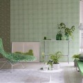 Tapeta geometryczna Designers Guild PDG1150/06 Jaal Porcelaine De Chine