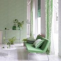 Tapeta geometryczna Designers Guild PDG1150/06 Jaal Porcelaine De Chine