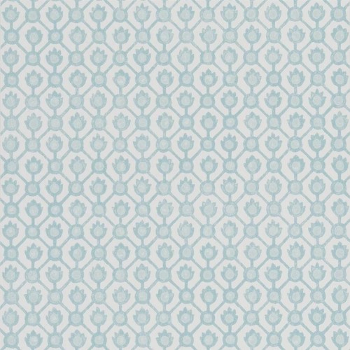 Tapeta geometryczna Designers Guild PDG1150/07 Jaal Porcelaine De Chine