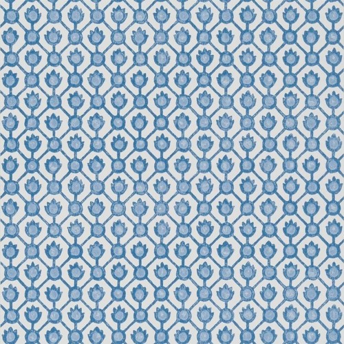 Tapeta geometryczna Designers Guild PDG1150/08 Jaal Porcelaine De Chine