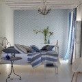 Tapeta jak koniczyna marokańska Designers Guild PDG1151/04 Pergola Trellis Porcelaine De Chine