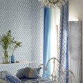 Tapeta jak koniczyna marokańska Designers Guild PDG1151/04 Pergola Trellis Porcelaine De Chine