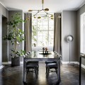 Nowoczesna lampa wisząca złota 110049 Drop Chandelier Brass Lighting 101 Copenhagen