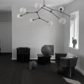 Nowoczesna lampa wisząca szklane kule 111093 Drop Chandelier Bulp Grey Lighting 101 Copenhagen