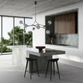 Nowoczesna lampa wisząca szklane kule 111093 Drop Chandelier Bulp Grey Lighting 101 Copenhagen