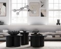 Nowoczesna lampa wisząca szklane kule 193004 Drop Chandelier Bulp Mini Grey Lighting 101 Copenhagen