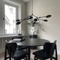 Nowoczesna lampa wisząca czarna 214021 Drop Chandelier Mini Burned Black Lighting 101 Copenhagen
