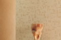 Tapeta jak drewniana mozaika Elitis VP938 20 Ramille Bois Sculpte