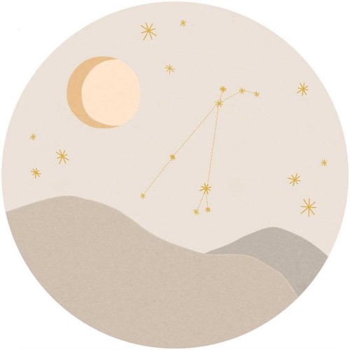 Mural okrągły zodiakalny gwiazdozbiór barana Eijffinger 323119 Explore