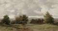 Mural botaniczny krajobraz angielskiej wioski Boras Tapeter Studio Oilpainting Landscape 9482W