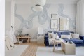 Fototapeta linie Rebel Walls R18585 Stripes Light Blue