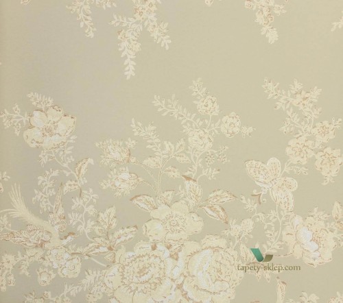 Tapeta florystyczna w stylu vintage Ralph Lauren PRL028/06 Vintage Dauphine Signature Papers IV