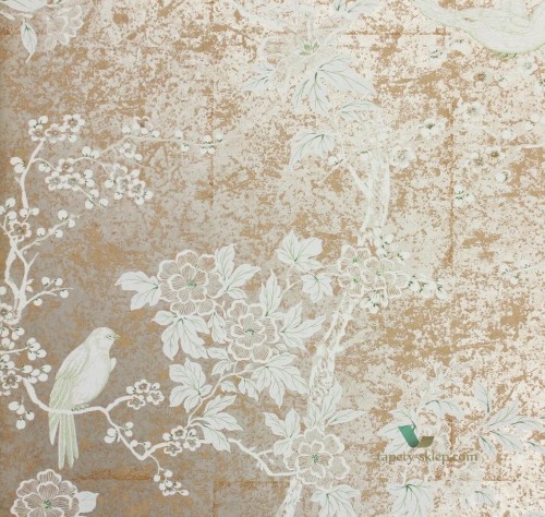 Tapeta botaniczna w stylu chinoiserie Ralph Lauren PRL048/07 Marlowe Floral Signature Papers IV