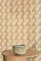 Tapeta naturalna przeplatana kratownica Elitis RM1019 02 Entrelazados Merida
