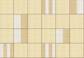 Tapeta naturalna w kwadraty Elitis RM1020 02  Partitura Merida