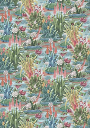 Tapeta kwiaty wodne Osborne & Little W7811-01 Elysium Rhapsody