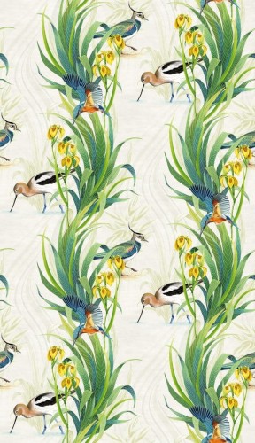Tapeta botaniczna Osborne & Little W7815-01 Halcyon Rhapsody