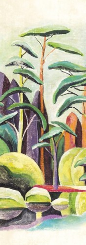 Mural krajobraz włoskiej miejscowości Khroma DGILA3011 Cerreto Aquila