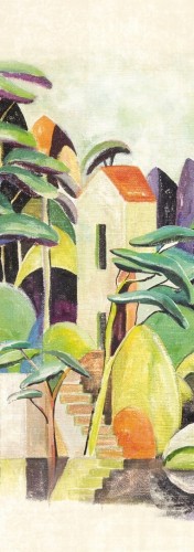 Mural krajobraz włoskiej miejscowości Khroma DGILA3013 Cerreto Aquila