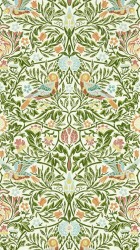 Tapeta roślinna z ptakami Morris & Co. 217192 Bird Emery Walker's House