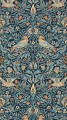 Tapeta roślinna z ptakami Morris & Co. 217193 Bird Emery Walker's House