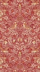 Tapeta roślinna z ptakami Morris & Co. 217195 Bird Emery Walker's House