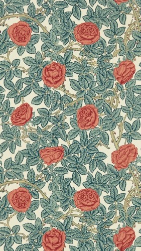 Tapeta róże Morris & Co. 217206 Rambling Rose Emery Walker's House