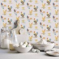 Tapeta kuchenna z kurami i kogutami Galerie G45416 Just Kitchens