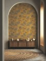 Tapeta tropikalna roślinność Jwall 50501 Palme Tahiti Straw - szer. 100 cm