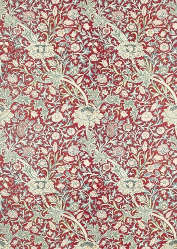 Tkanina z florystycznym wzorem Morris & Co. 227024 Trent Emery Walker's England