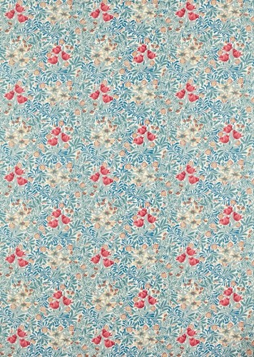 Tkanina ze wzorem łąki Morris & Co. 227030 Bower Emery Walker's England